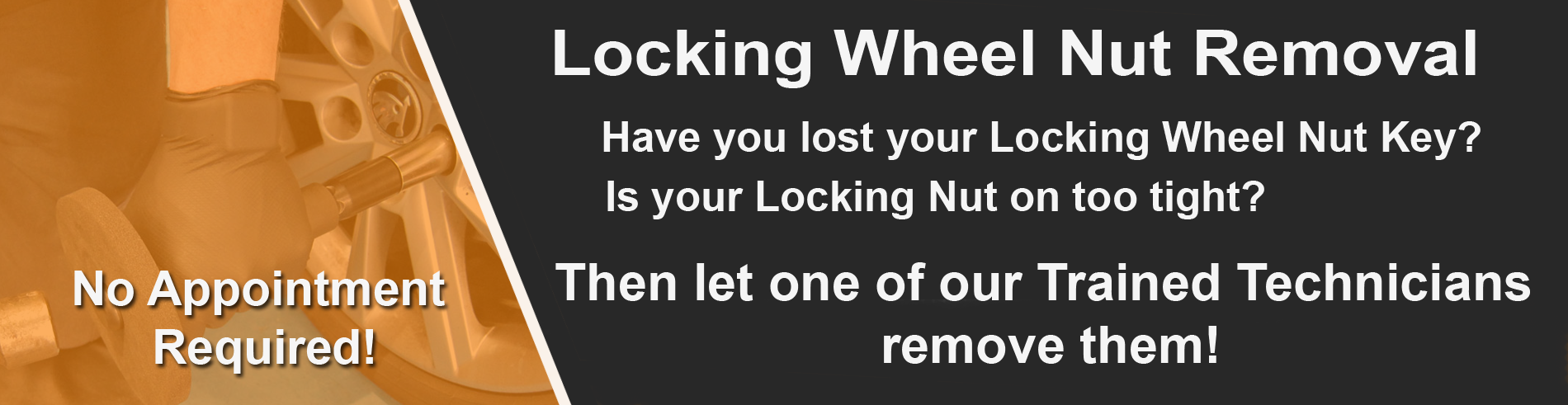 locking wheel nut removal 